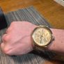 Armani Exchange mens gold watch Image 8