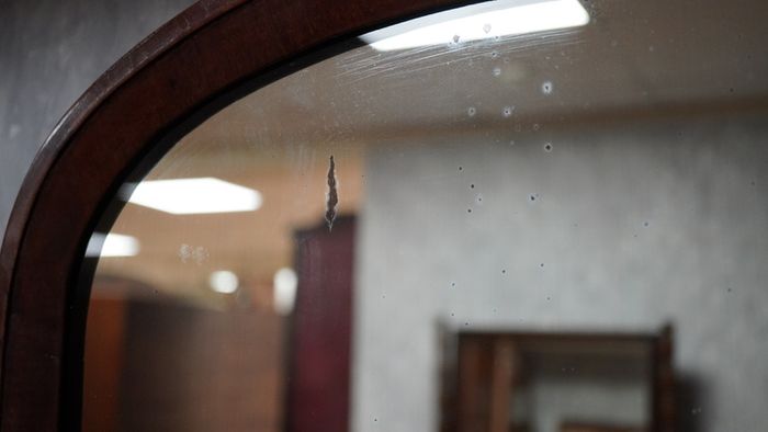 Antique Tabletop Vanity Mirror