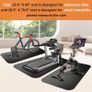 Treadmill Mat,Exercise Equipment Mat,Walking Pad Mat,Exercise Bike Mat,Heavy-Duty Protective Floor Mat for Under Stationary Bike,Spin Bike,Fitness Equipment,152x 60 x 0.5cm Image 3