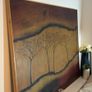 Hudge 3D Texture Abstract Landscape Art 125/90cm Image 3