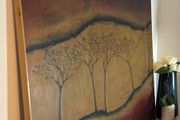 Hudge 3D Texture Abstract Landscape Art 125/90cm