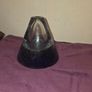 Vintage Polish glass Oil Lamp/ Paper weight Image 4