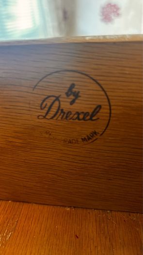 Drexel 3 piece set chest of drawers , mirror, tall chest