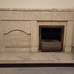 Marble fireplace