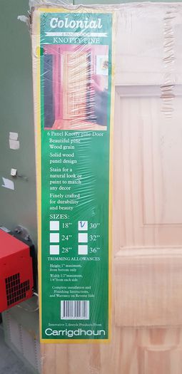 6 Panel Solid Pine Door