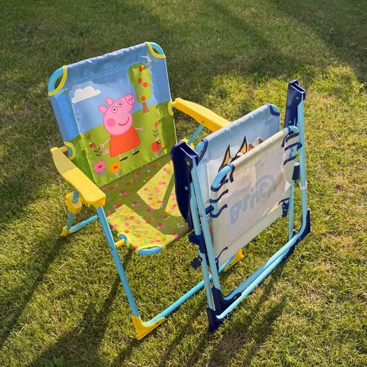 Kid's folding chairs - Peppa Pig & Bluey
