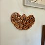 Unique Hand Carved Chinese Wood Plaque Good Fortune and Wealth Symbols Image 2