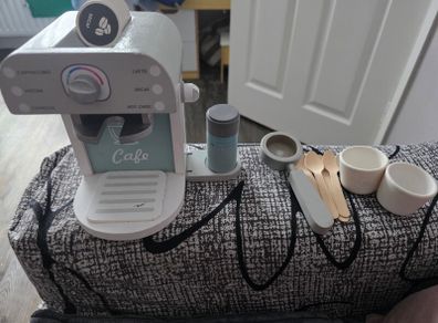 Wooden Coffee Machine