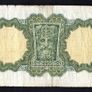 1974 Ireland IR1 Lady Lavery Banknote Series A. Note issued 17/05/74 Serial number 03K560151 Image 2