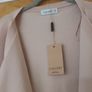Gallery  Blush Waterfall  Front  Cardigan.   S. 14  B.N.W.T. Image 3