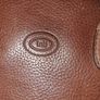 Small Inti tan Leather Handbag, Aine style Image 4