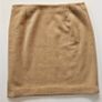 Vintage Jigsaw camel wool mini skirt brass zip Made in Italy UK size 12-14 Image 6