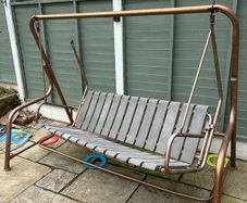 Garden swing chair - needs repair