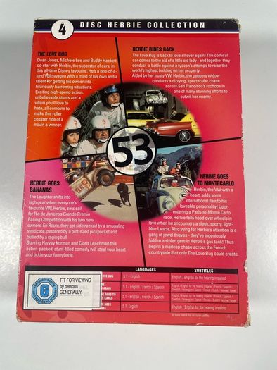 Herbie dvd boxset 4 disc herbie collection