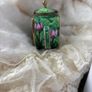 Teapot - MINIATURE - Ceramic and Brass Image 3