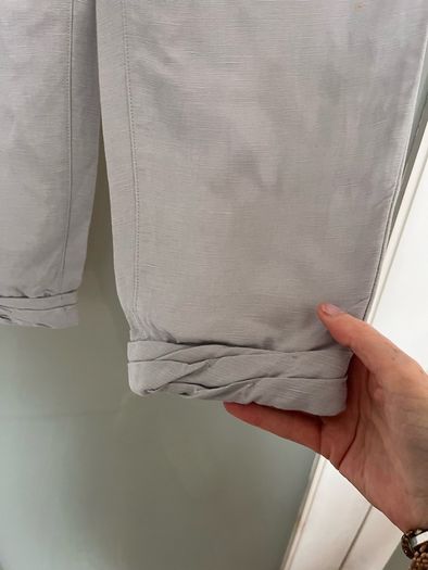 trousers linen mix