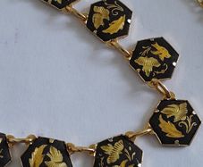 Vintage Damascene Necklace