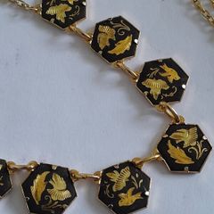 Vintage Damascene Necklace