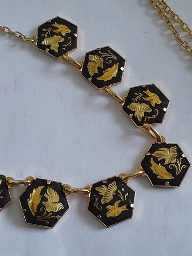 Vintage Damascene Necklace