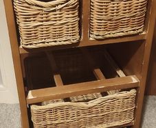 Storage press wicker