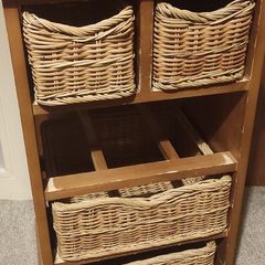 Storage press wicker