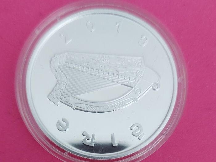 Ireland 15 Euro Silver Proof Coin. 2019. Phil Lynott Uncirculated