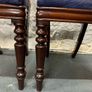 A pair of Victorian mahogany balloon back chairs with tapestry seats. Image 7