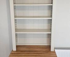 Neptune open rack dresser.