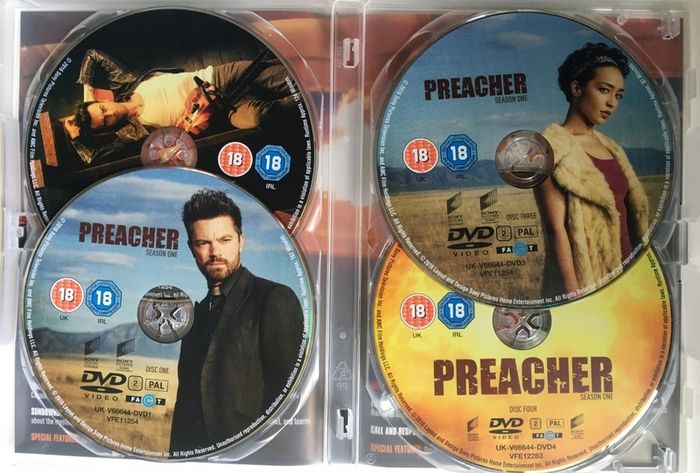 Preacher - Season 1 (2016) Dominic Cooper & Ruth Negga [DVD TV Boxsets]