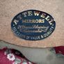 Rare Vintage 1930s Gilded Triptych Mirror Image 9
