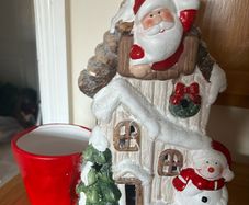 Ceramic Christmas Plant holder