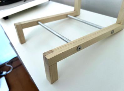 Solid Poplar Vinyl Record Stand