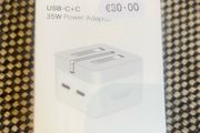 iPhone Fast Charger Plug Apple iPhone dual USB C port 35 W Fast Charge for iPhone 16 pro 15 14/14 Pro/13/13 Pro/12/12 Pro/11/SE/10/8,