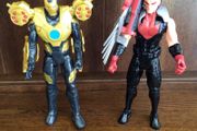 Iron Man and Hawk eye 11 inch figures