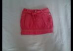 beautiful coral belted skirt