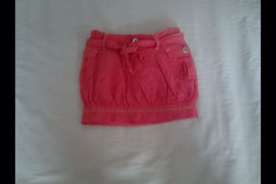 beautiful coral belted skirt