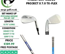 Titleist SM9 Wedge Pw 46 Degree.10F / Project X 7.0 TX-Flex