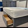 New Stylish single ,Double 4ft, 4ft6, King 5ft And 6ft Superking Sizes Divan Beds Instock. Drawers And Optional Tufted Mattresses Available. Free Delivery Image 6