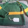 County colours hand knitted kids jumpers Image 7