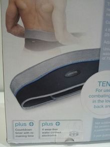 back belt with TENS