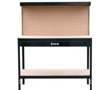 Boltless flatpack workbench