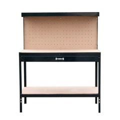 Boltless flatpack workbench
