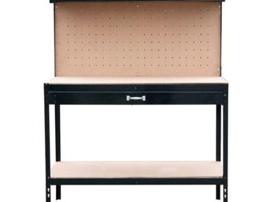 Boltless flatpack workbench