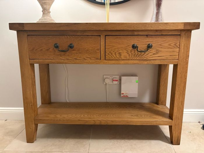 Oak Hall Table