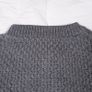 Zara Charcoal Grey Textured Knit Cardigan Flower Jewel Buttons Size S Image 7