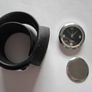 Slap-on Watch - Black Rubber Band Image 2