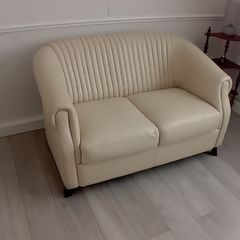 2 seater leather couch