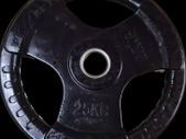 2 x 25 kg Olympic Rubber Plates Set