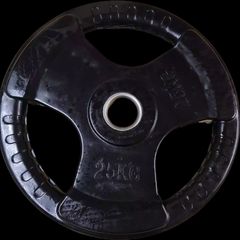 2 x 25 kg Olympic Rubber Plates Set