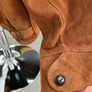 Ralph Lauren Newsboy Jacket 100% Leather Image 8